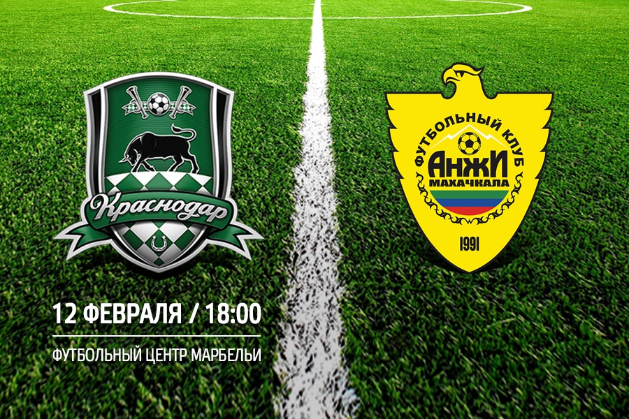 Краснодар - Анжи 12.02.2016 Краснодар - Анжи 12.02.16