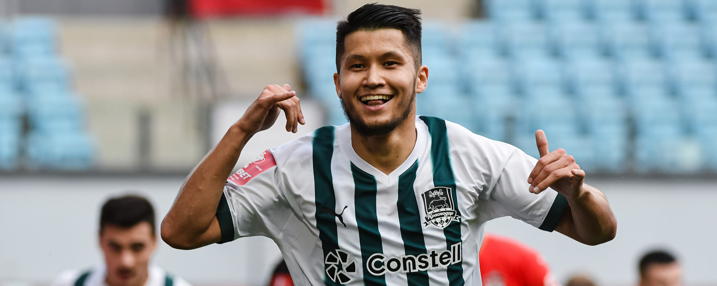 Ильзат Ахметов – автор лучшего гола «Краснодара» в первой части сезона ...